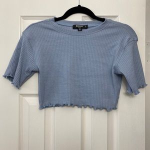 Ribbed crop top